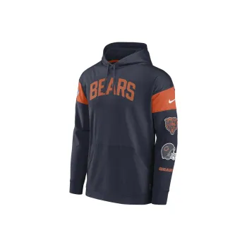 Nike Dri-FIT Athletic Arch Jersey NFL Chicago Bears Men's Pullover Hoodie