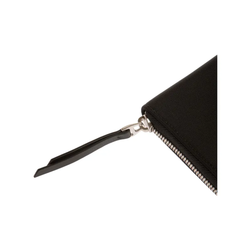 BALLY Code Nylon Fabric Wallet Men's Black-4