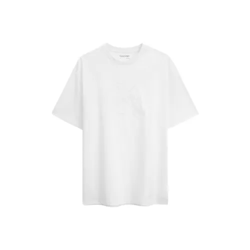 CALVIN KLEIN T Shirt Men's Moon White