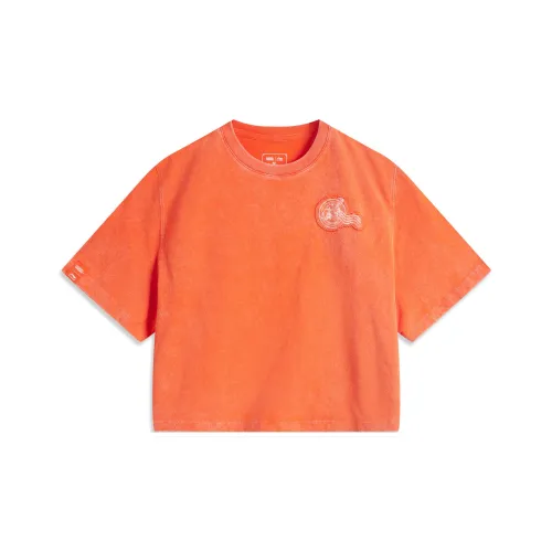 LiNing T-Shirt Unisex Vermilion Orange