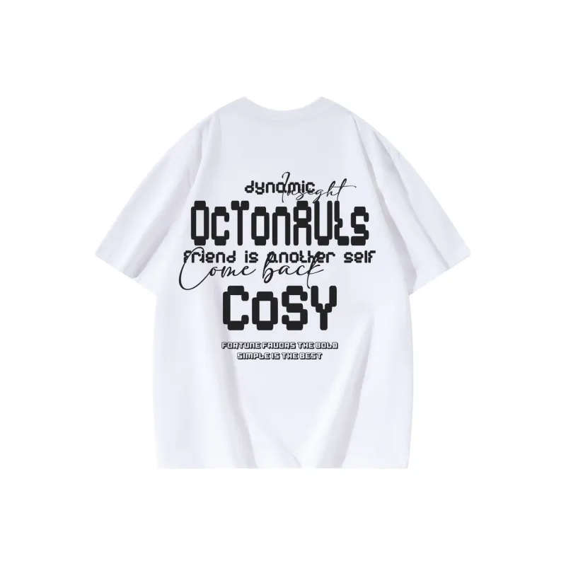 Small Columns Under The Sea T-Shirt Unisex White-16