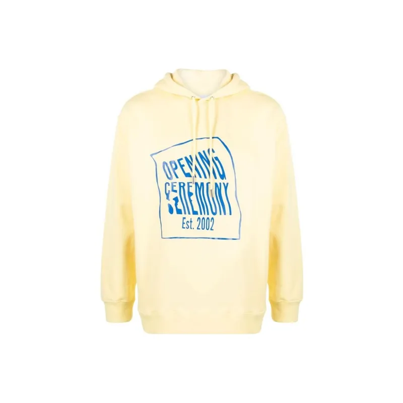 Opening Ceremony Warped Logo Printed Hoodie-0
