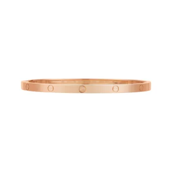 CARTIER LOVE Series 18K Rose Gold Bangles Women's