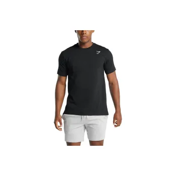 GYMSHARK T Shirts Men Black