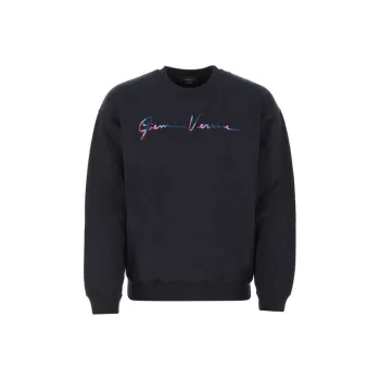 VERSACE Sweatshirts Men Dark Blue