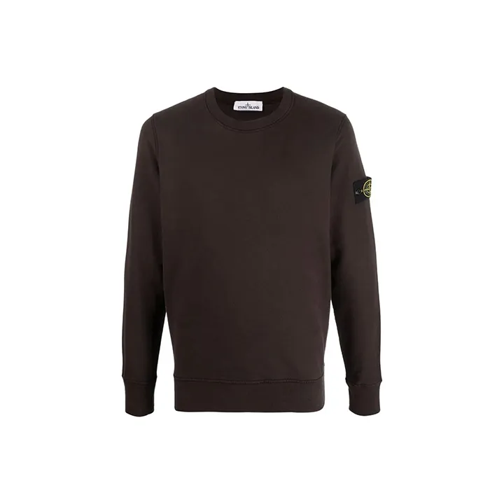 STONE ISLAND 63020 Brushed Cotton Fleece Crewneck-0