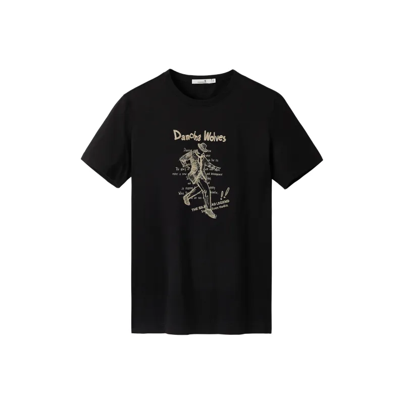 Dance With Wolves T Shirt Men's Multiple Colors-0