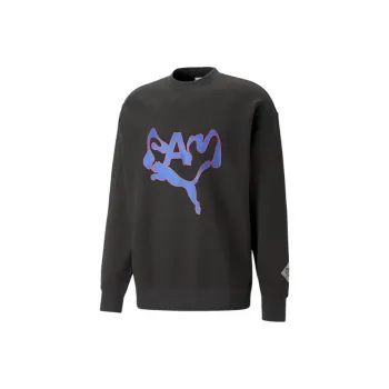 PUMA X P.A.M. Co branded Version Sweatshirts Unisex Black