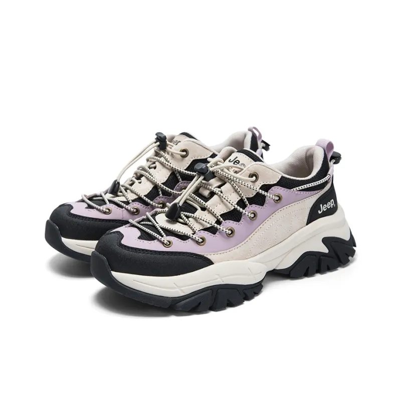 Jeep Breathable And Slip Resistant Low Top Chunky Sneakers Women's-2