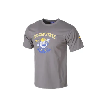 NBA Warriors Team T Shirt Unisex Gray