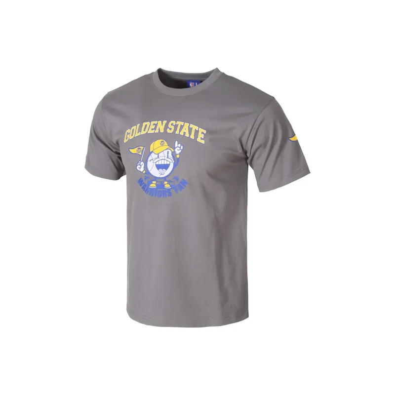 NBA Warriors Team T Shirt Unisex Gray-0