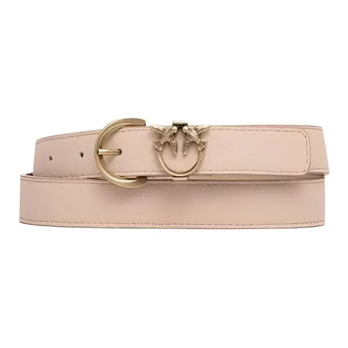 PINKO Genuine Leather Belts Women's Pink Width 2.5cm