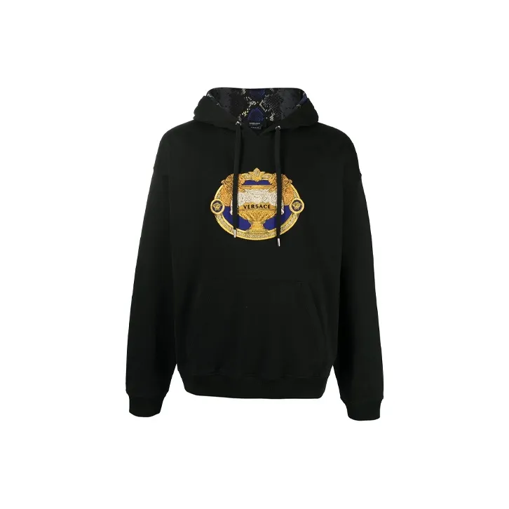 VERSACE La Coupe Des Dieux Embroidered Hoodie-0