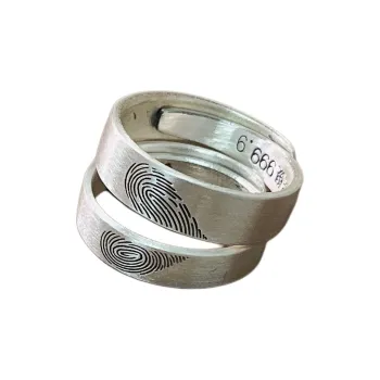 Silver Arashi Sterling Silver Ring 999 Fine Silver Unisex