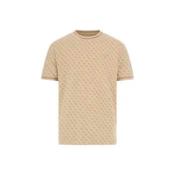 GUESS T-Shirt Men's Beige Yellow