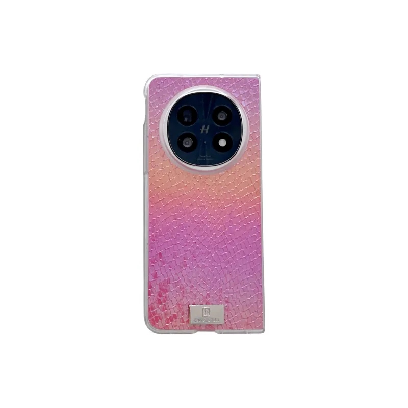 ZHUOJI PC Material Transparent Trim Dragon Pattern Fashion Phone Cases Compatibility OPPO Find N5 Phone Case-12