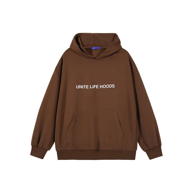 Unite Life HOODS Sweatshirt Unisex Black-18