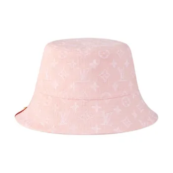 LOUIS VUITTON Cotton Bucket Hats Women's Pink