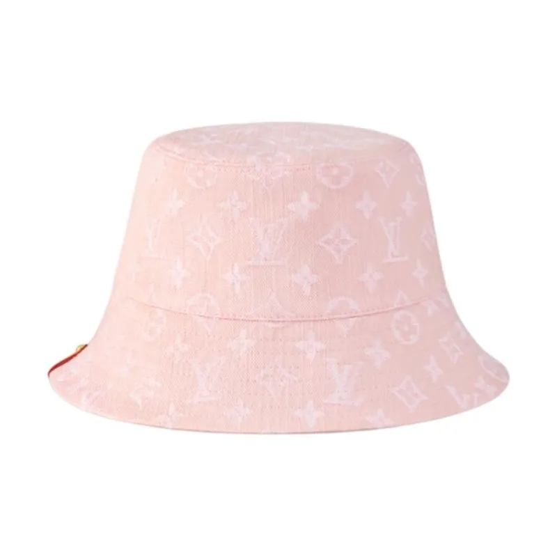 LOUIS VUITTON Cotton Bucket Hats Women's Pink-0