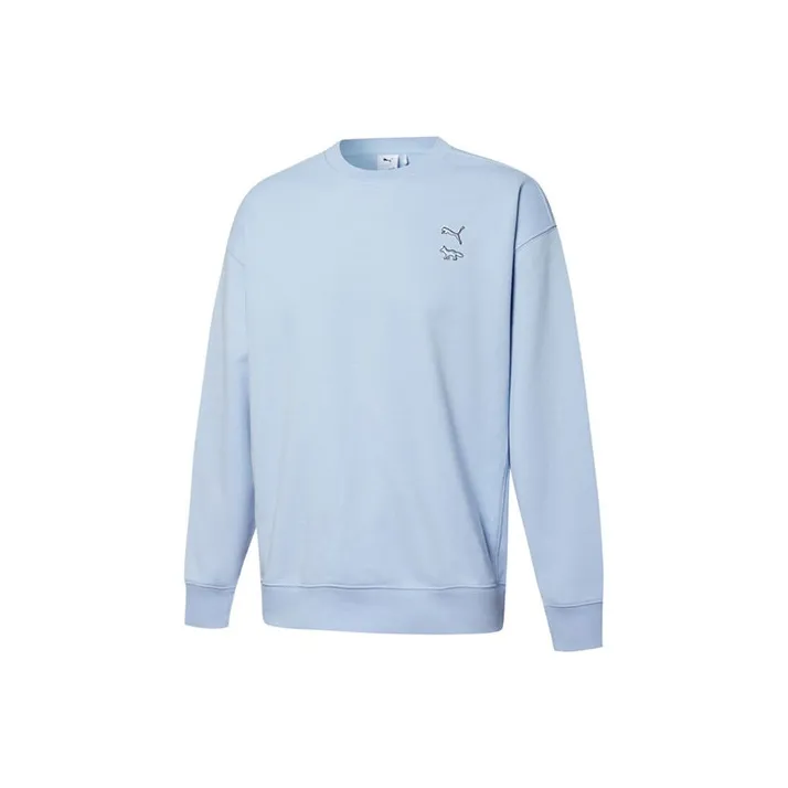 PUMA Sweatshirt Unisex Sky Blue-0