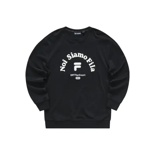 FILA FUSION Noi Siamo Sweatshirt Men's Jet Black