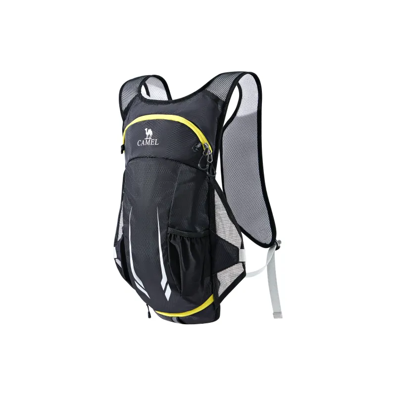 CAMEL Nylon Backpack Outdoor Bag Unisex Lemon/Sweet Orange-6