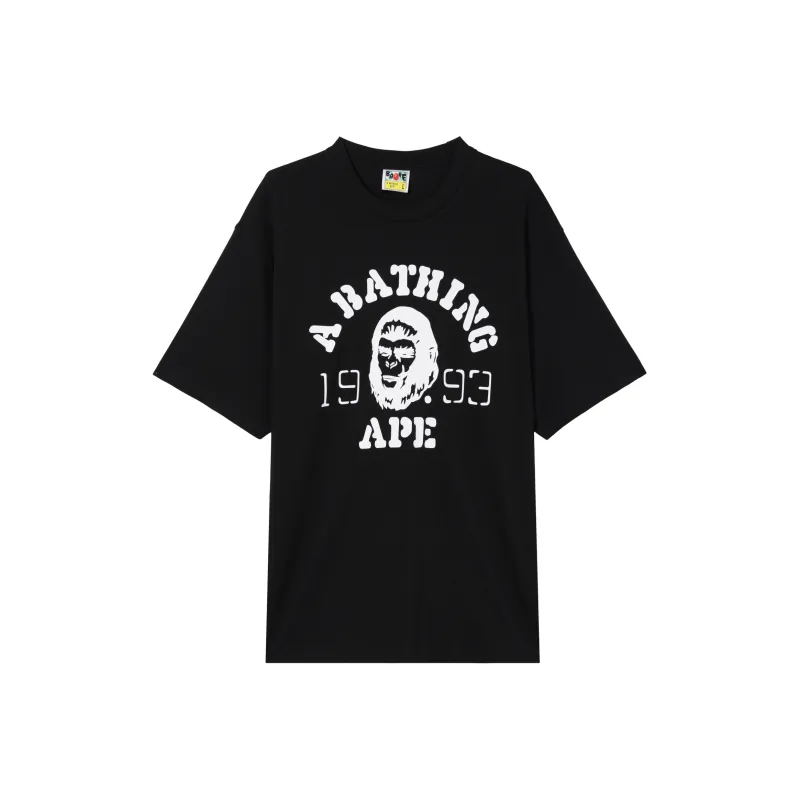A BATHING APE Og Ape Head College Relaxed Fit Tee-0