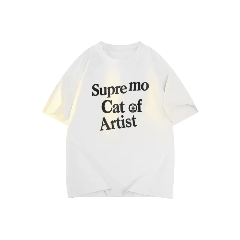 Supremo Cat T Shirts Unisex-2