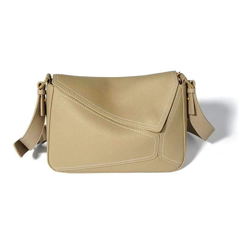 H YXIANG Cow Leather Shoulder Bag Women's Multicolor-7