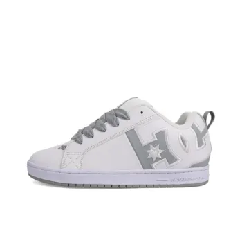 DC Shoes Court Graffik Low Top Skateboard Shoes Men's White