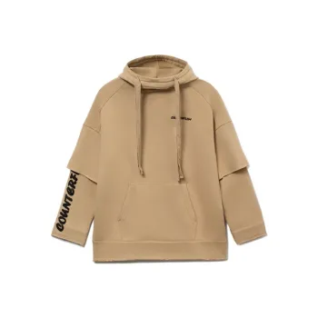 LiNing CF Enlightenment Journey Collection Sports Fashion Collection Sweatshirt Unisex Aromatic Apricot