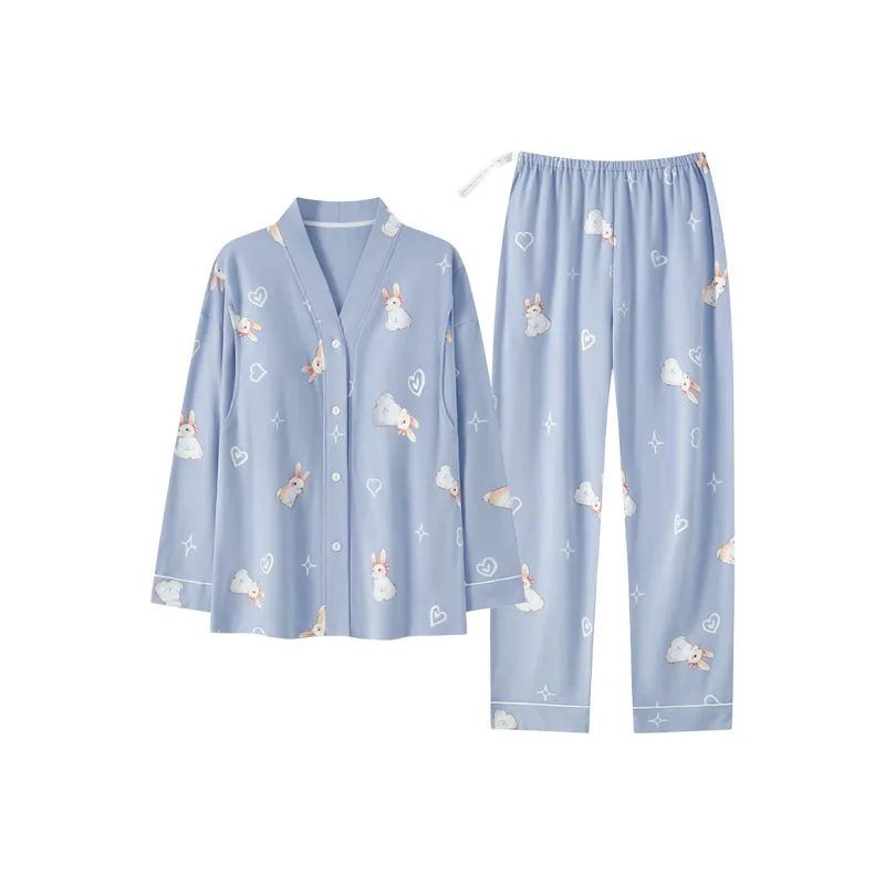 Herbal Primer Pajama Set Women's Combo Set-10