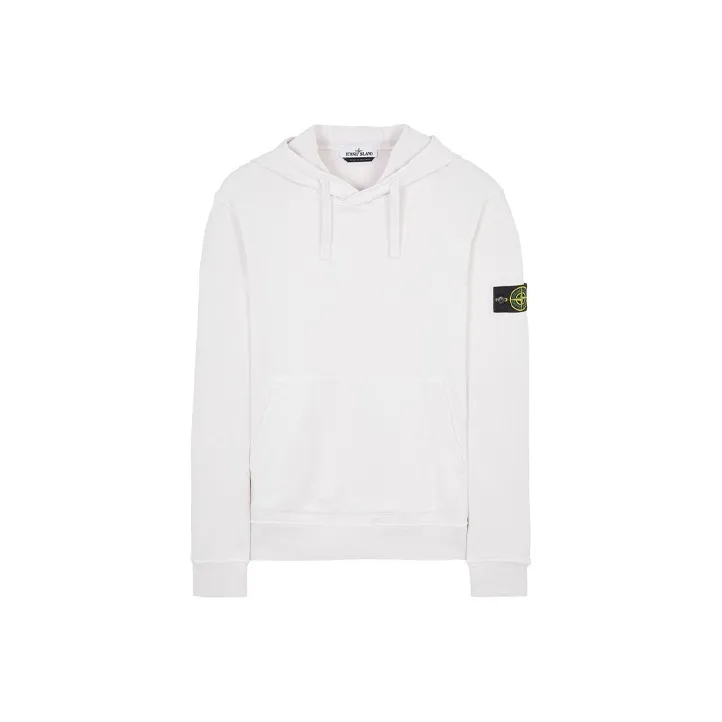 STONE ISLAND Garment Dyed Cotton Fleece Hoodie-0