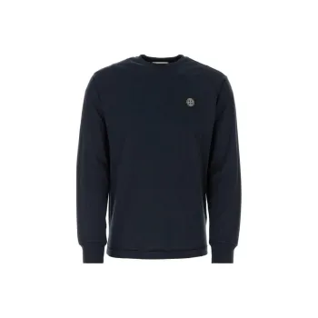STONE ISLAND Compass patch Crew Neck Sweatshirt