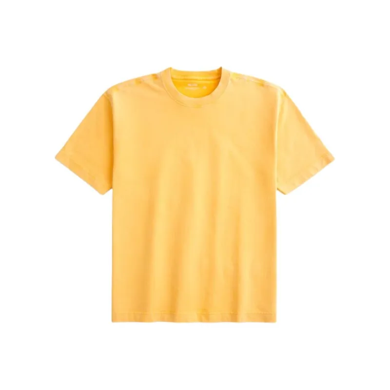 Hollister T Shirt Men's Dark Yellow-0