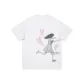 White Shadow Figure Print Women's