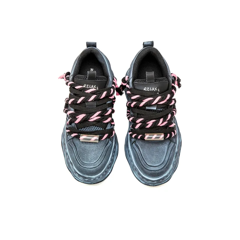 RELAXURSELF Slip Resistant, Abrasion Resistant, Lightweight, Height Increasing Low Top Skateboard Shoes Unisex-18