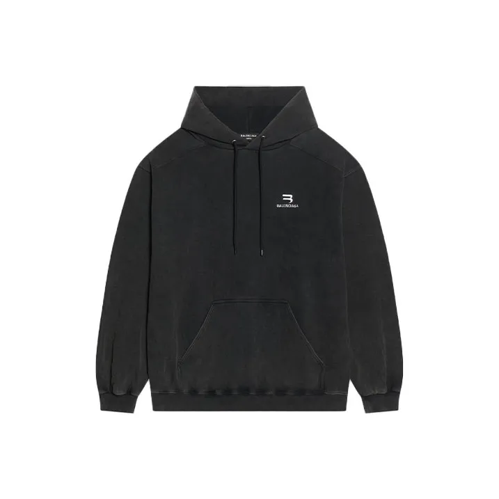 Balenciaga Sporty B Medium Fit Hoodie-0