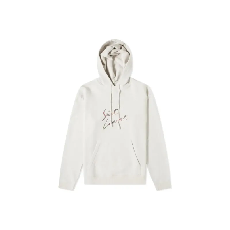 SAINT LAURENT SS23 Sweatshirt Men's White-0