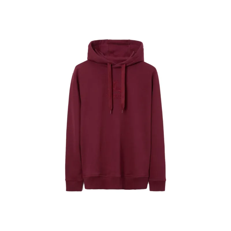 Burberry Embroidered Ekd Cotton Hoodie-0