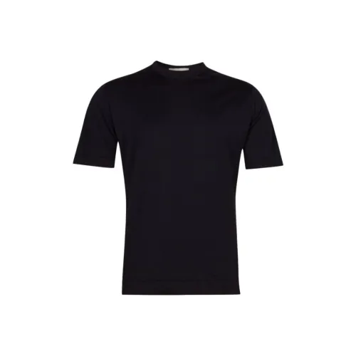 JOHN SMEDLEY T Shirt Men's Marine Blue
