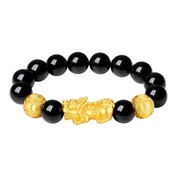 DIHUAJI Obsidian Bracelets Men's