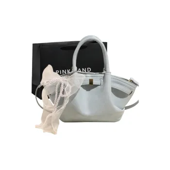 PINK·LAND PU Handbag Regular Women's Black/Pink/Ecru/Blue