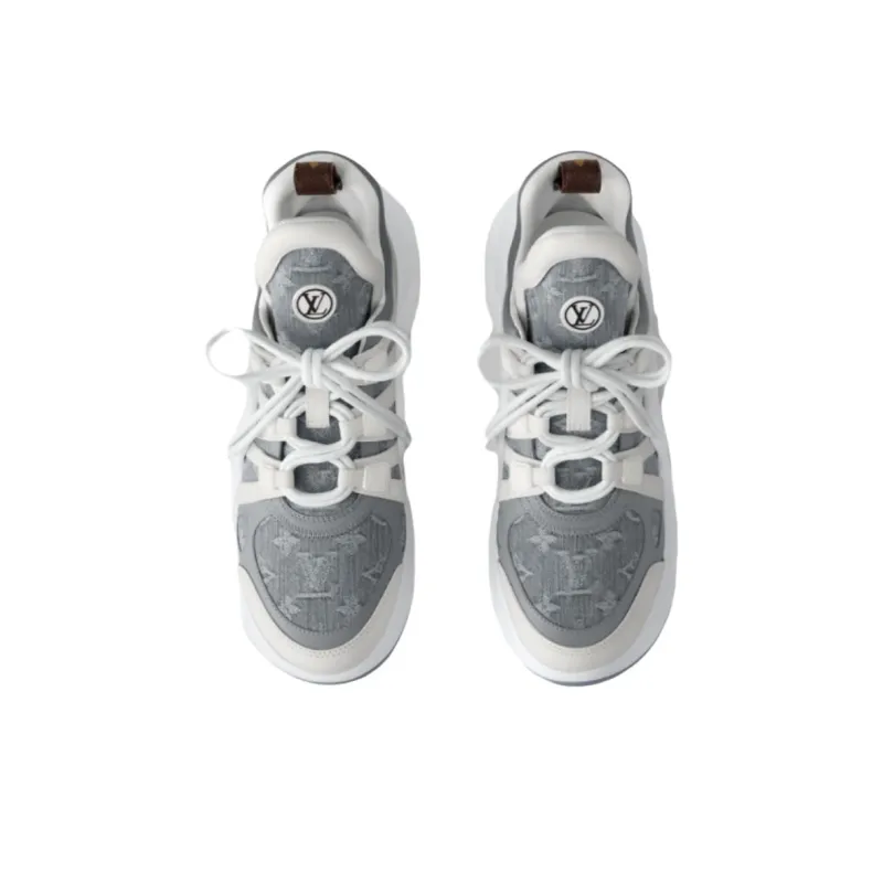 LOUIS VUITTON Archlight Low Top Chunky Sneakers Women's Blue-4