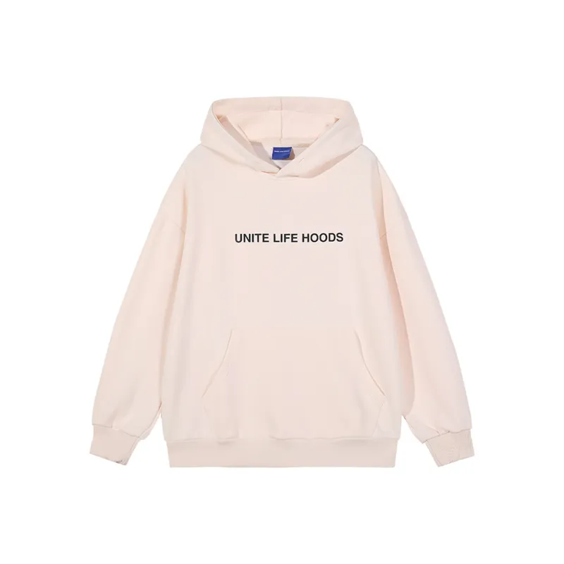 Unite Life HOODS Sweatshirt Unisex Black-5