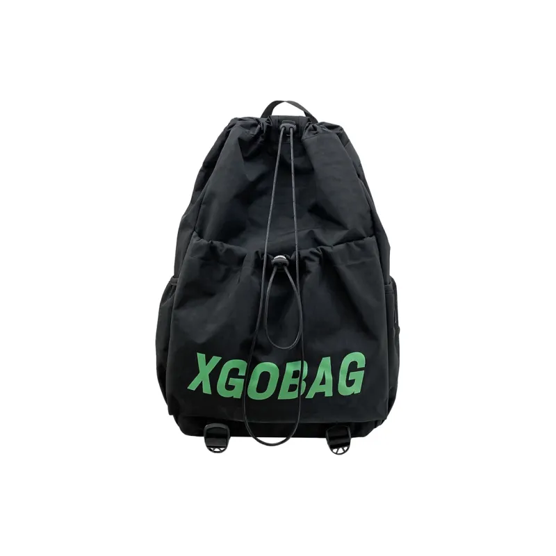 SEVENMOONS Nylon Backpack Large Size Unisex Ecru/Black/Gray/Khaki-6