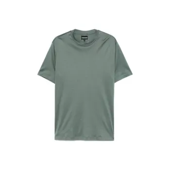 EMPORIO ARMANI Logo Patch Crewneck T Shirt