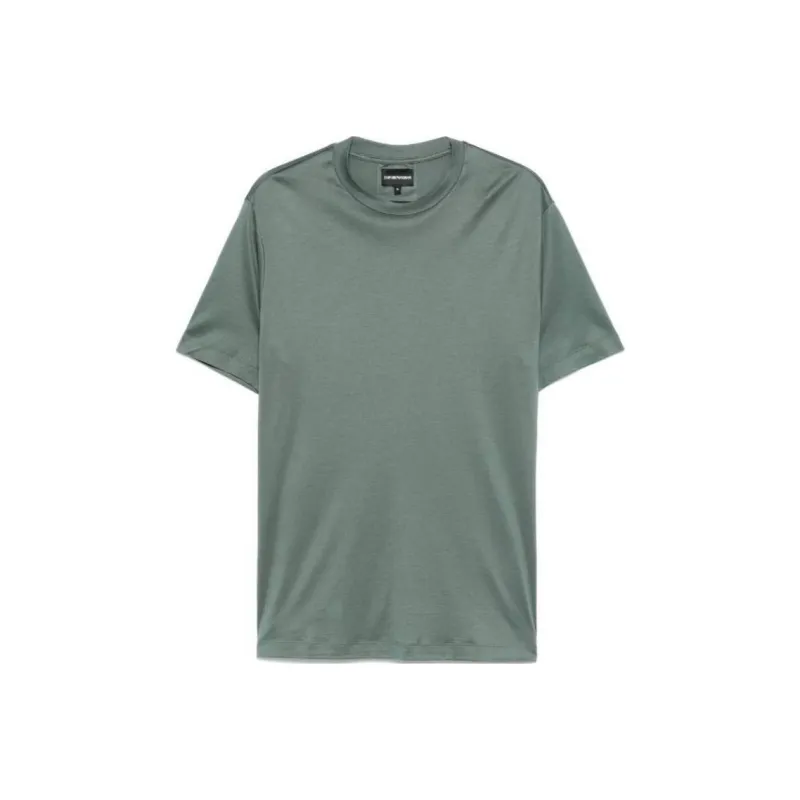 EMPORIO ARMANI Logo Patch Crewneck T Shirt-0