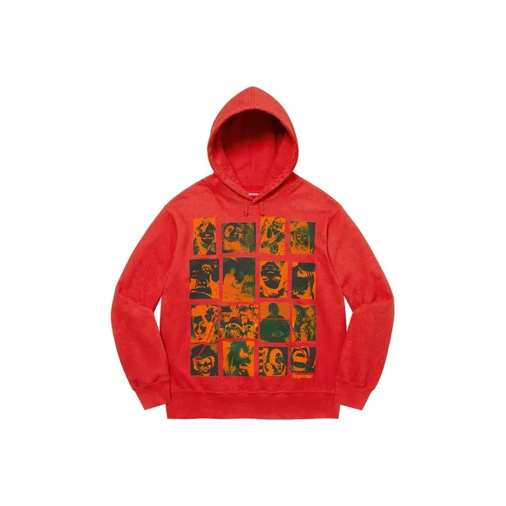 Supreme Collage Grid Hooded Sweatshirt-10