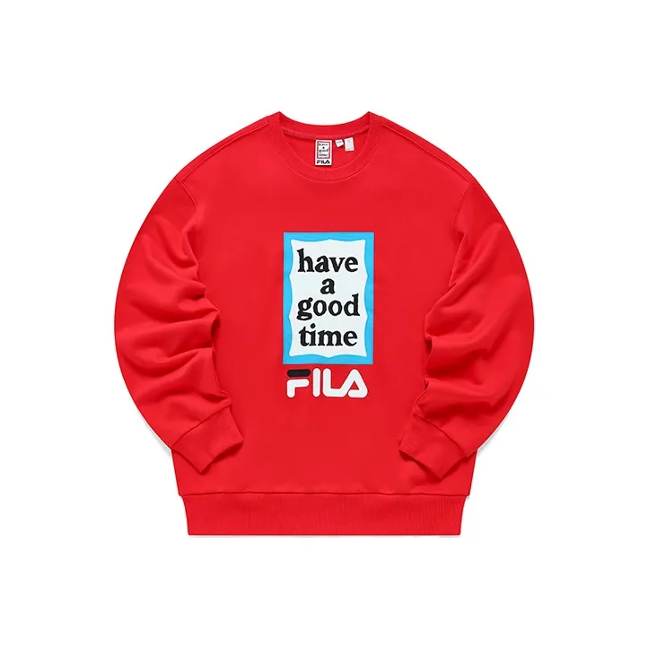 FILA x Have A Good Time Have A Good Time Collection Sweatshirt Unisex Passion Red-0